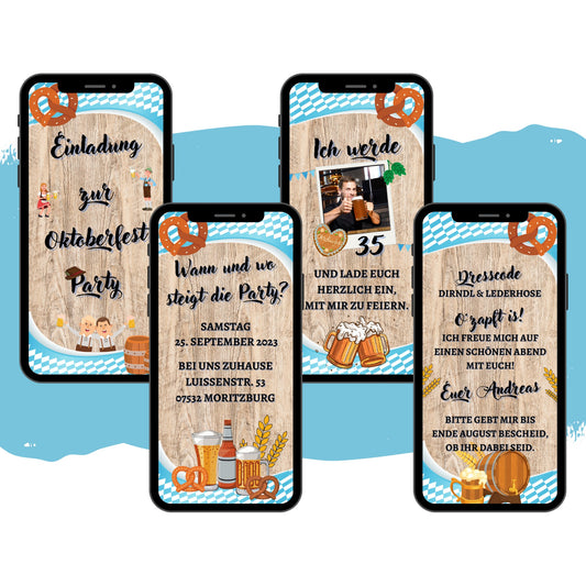 eCARD - Oktoberfest Einladungskarte Geburtstag - eCARD4you