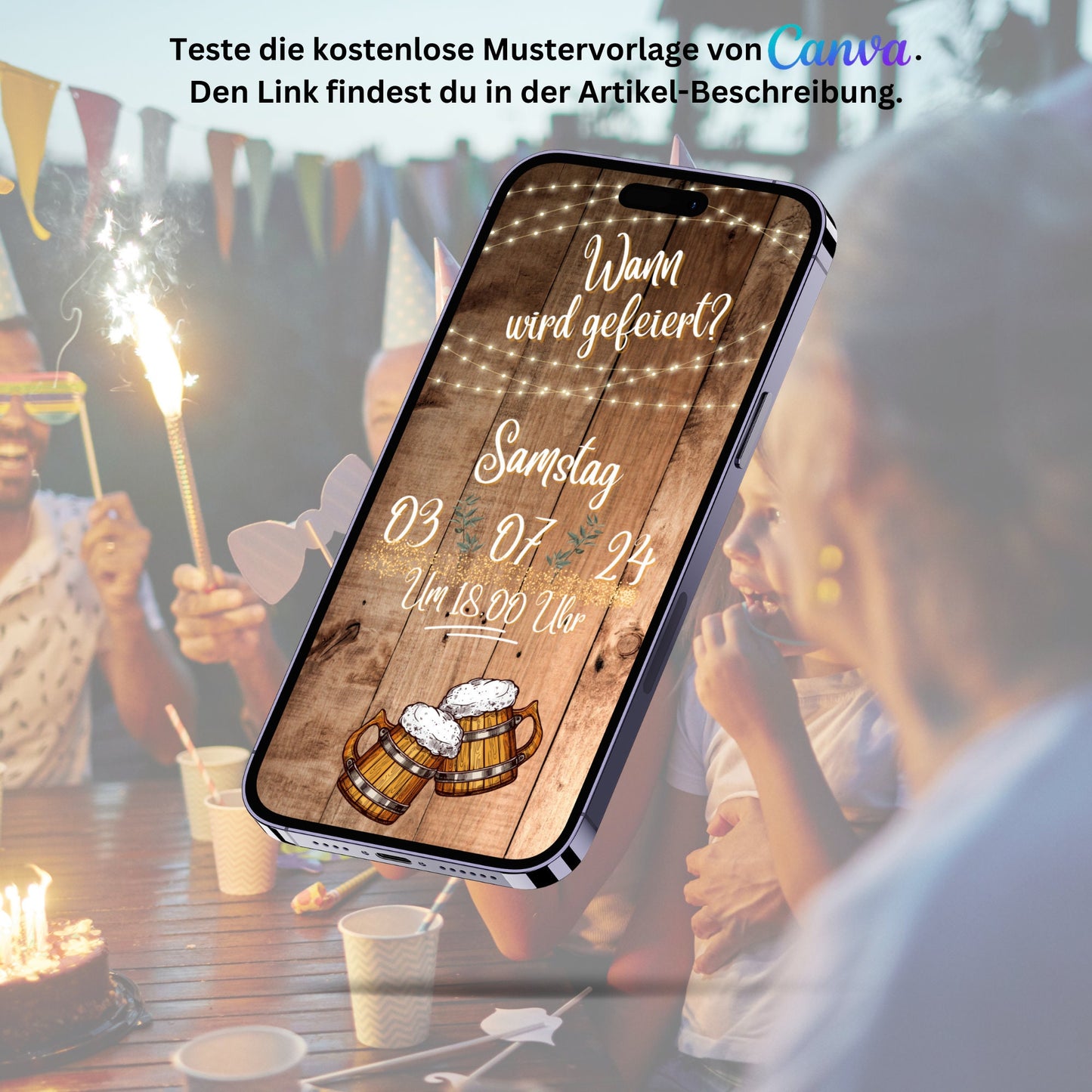 eCARD - Animierte Einladungskarte Geburtstag - eCARD4you