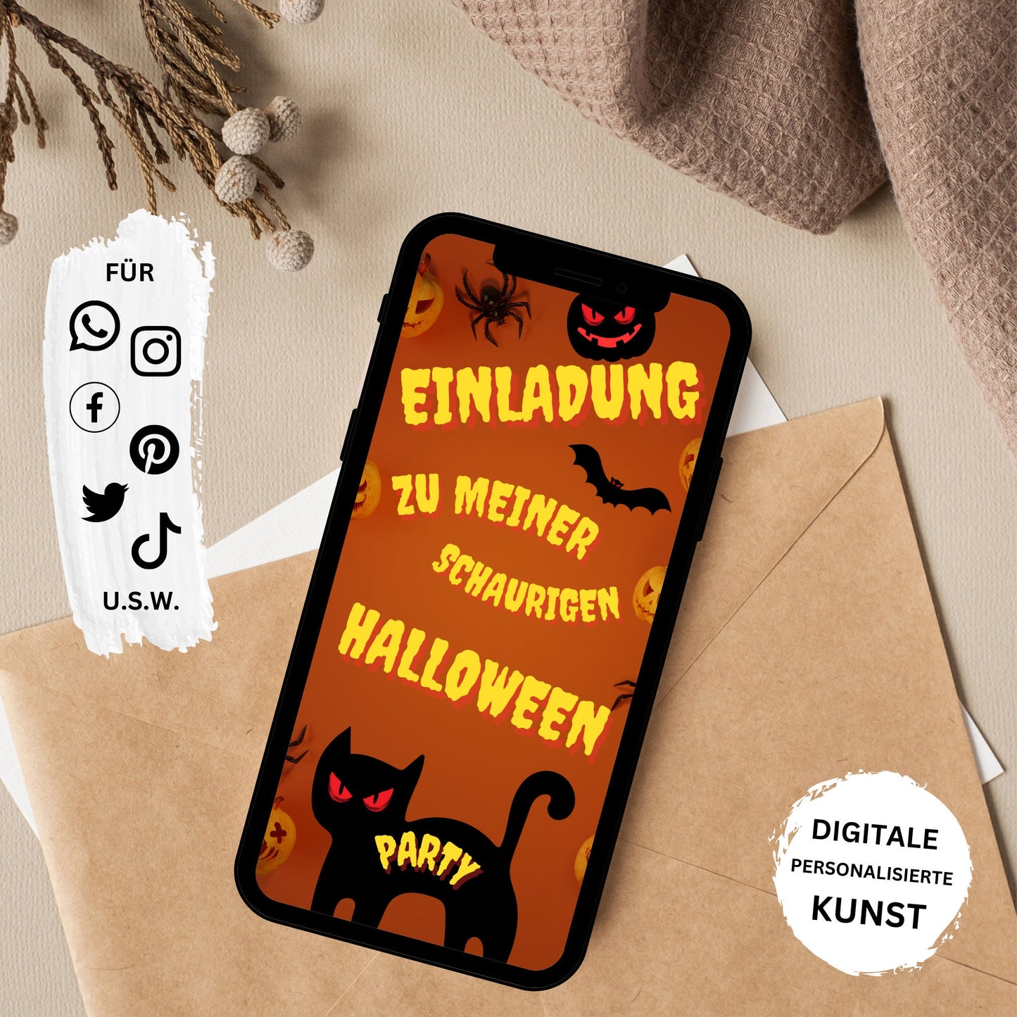 eCARD - Animierte Halloween Einladungskarte - eCARD4you