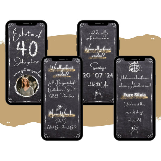 eCARD - Animierte Einladungskarte Geburtstag - eCARD4you