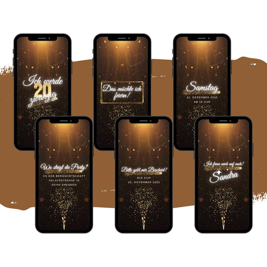 eCARD - Animierte Einladungskarte Geburtstag - eCARD4you