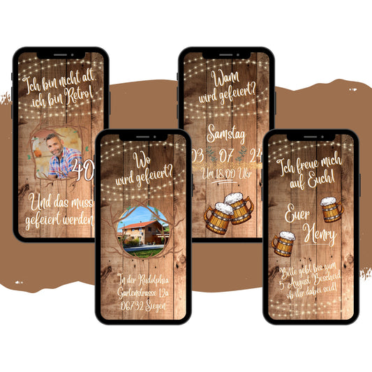 eCARD - Animierte Einladungskarte Geburtstag - eCARD4you