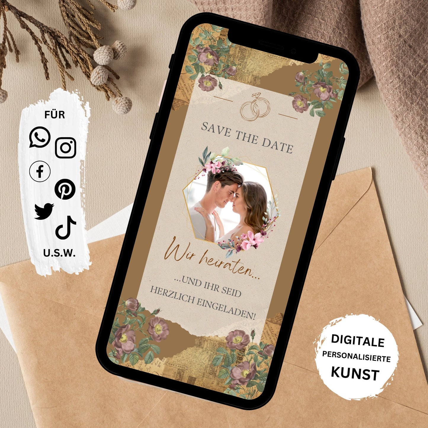 eCARD - Animierte Hochzeitskarte Hochzeitseinladung - eCARD4you