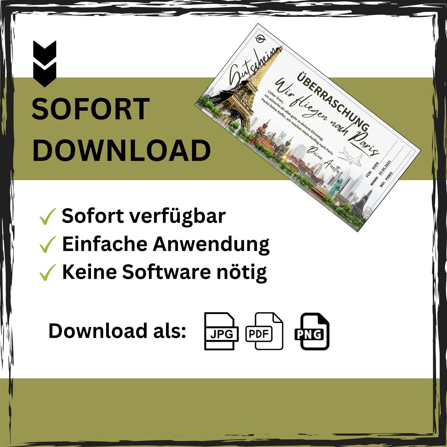 Gutschein - Städtetrip Paris Frankreich Reisegutschein - eCARD4you