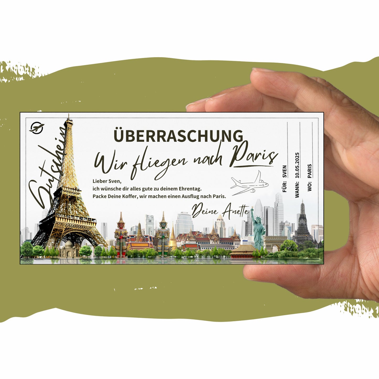 Gutschein - Städtetrip Paris Frankreich Reisegutschein - eCARD4you