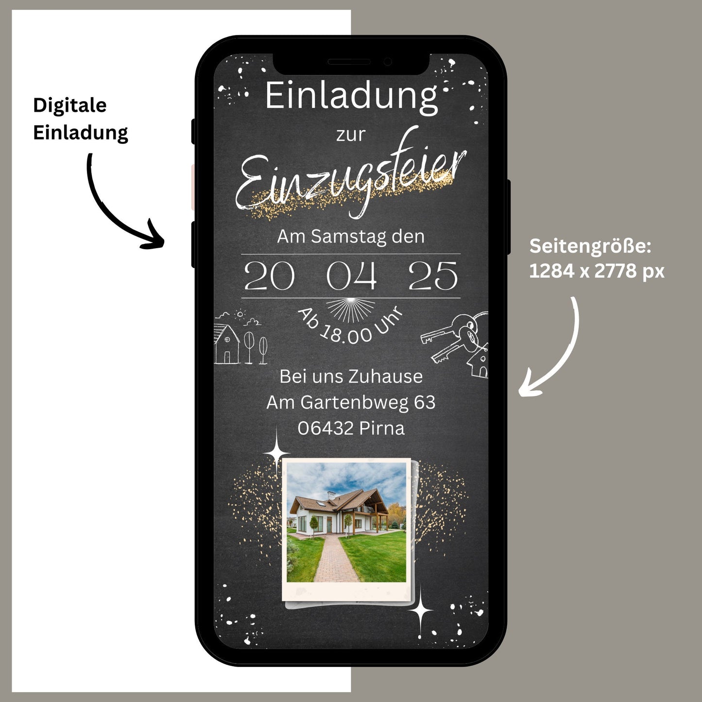 eCARD - Animierte Einzugsfeier Einladungskarte - eCARD4you