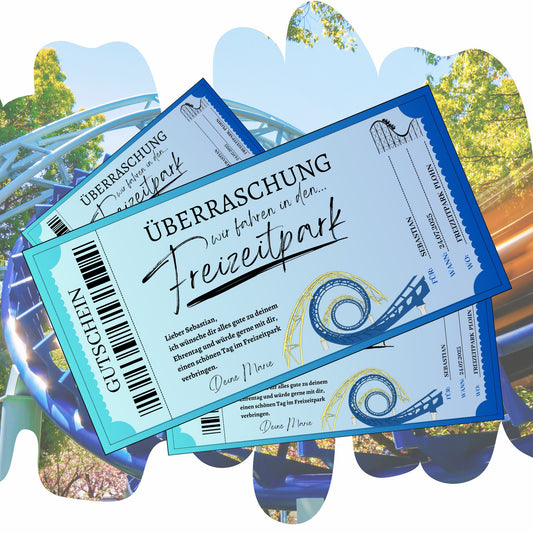 Gutschein - Freizeitpark Erlebnispark Geschenkgutschein - eCARD4you