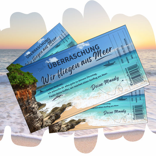 Gutschein - Reise Urlaubsreise Reisegutschein Geburtstag - eCARD4you