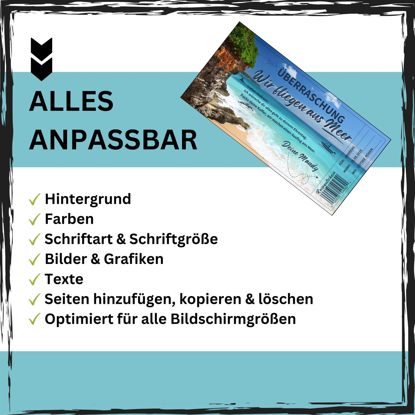 Gutschein - Reise Urlaubsreise Reisegutschein Geburtstag - eCARD4you