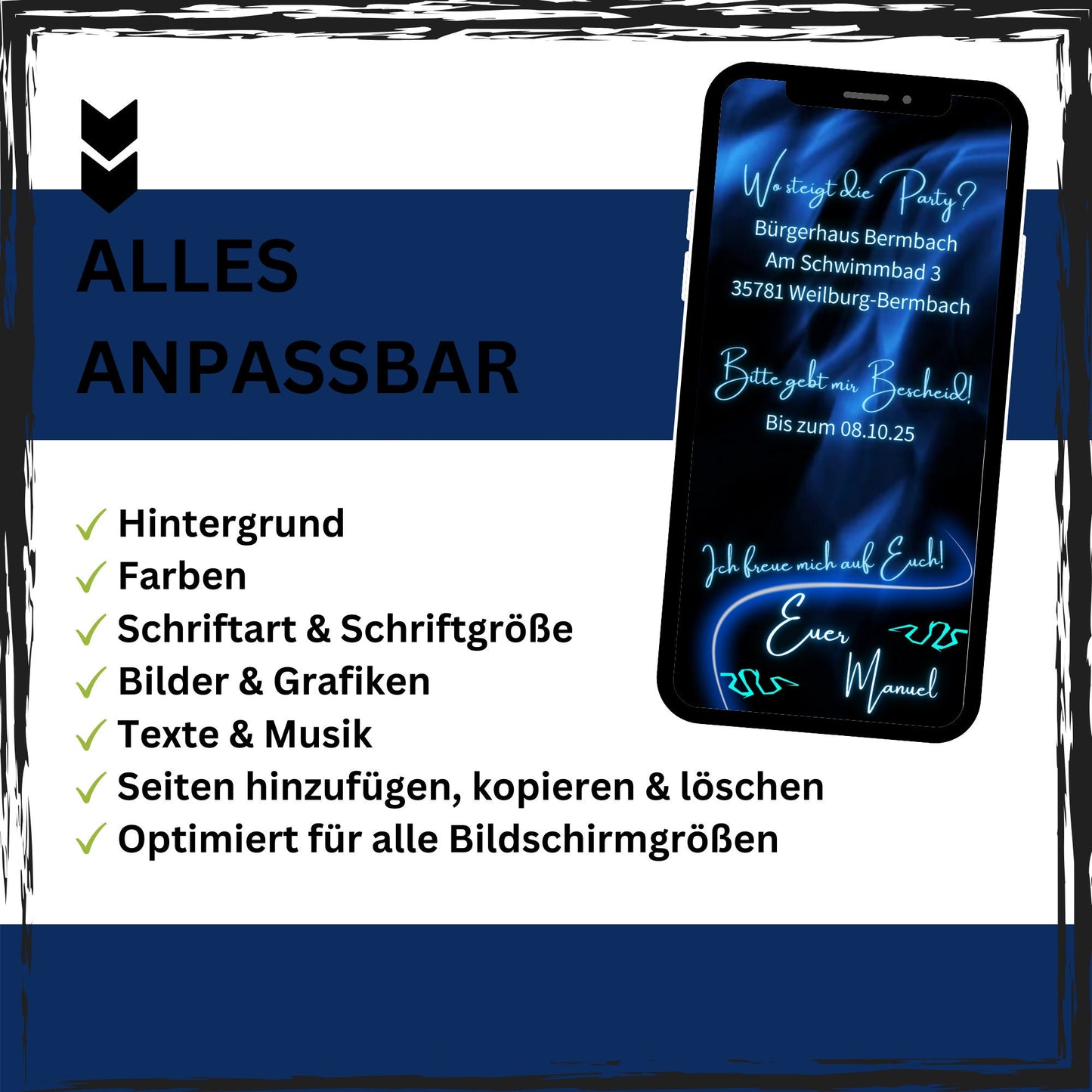 eCARD - Animierte Einladungskarte Geburtstag - eCARD4you