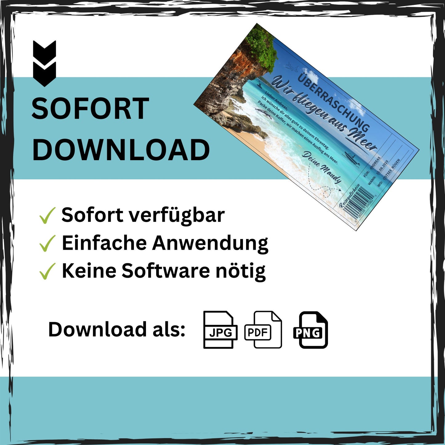 Gutschein - Reise Urlaubsreise Reisegutschein Geburtstag - eCARD4you