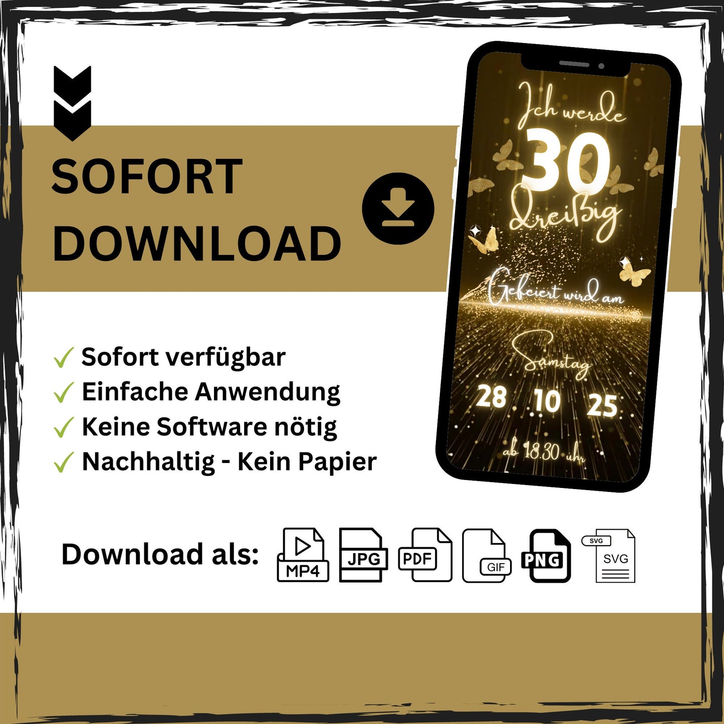 eCARD - Animierte Einladungskarte Geburtstag - eCARD4you