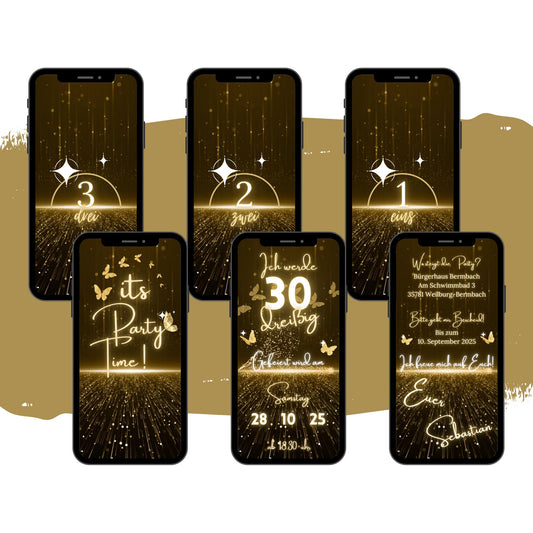 eCARD - Animierte Einladungskarte Geburtstag - eCARD4you