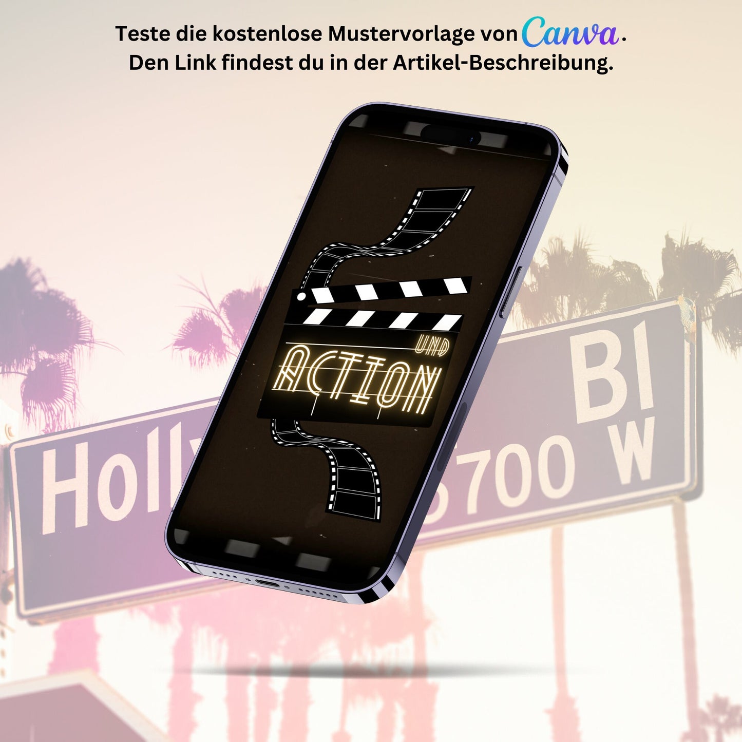 eCARD - Hollywood Einladungskarte Geburtstag - eCARD4you
