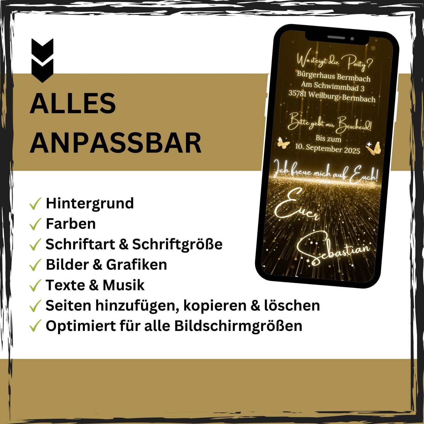 eCARD - Animierte Einladungskarte Geburtstag - eCARD4you