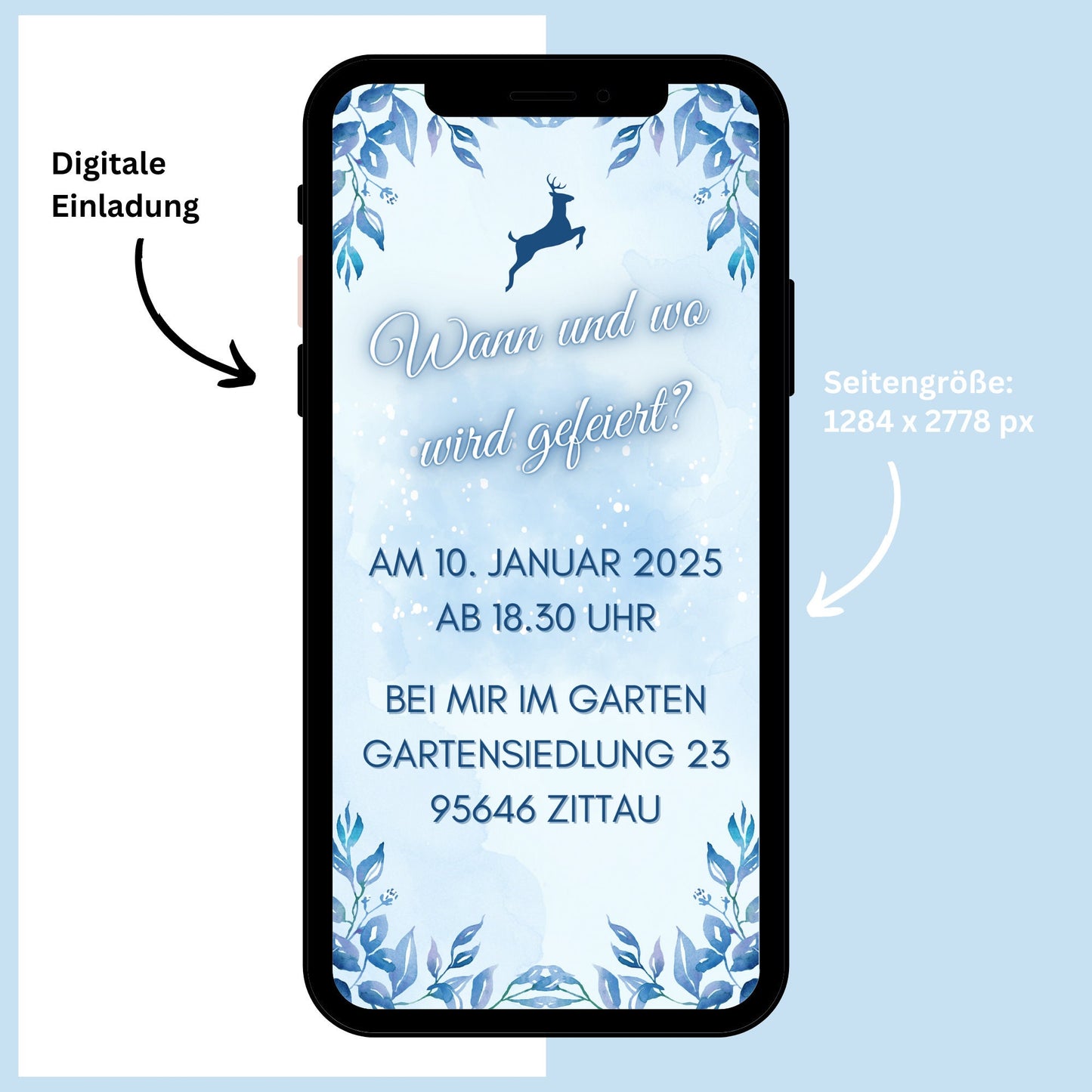 eCARD - Winter Geburtstagsparty Einladungskarte - eCARD4you