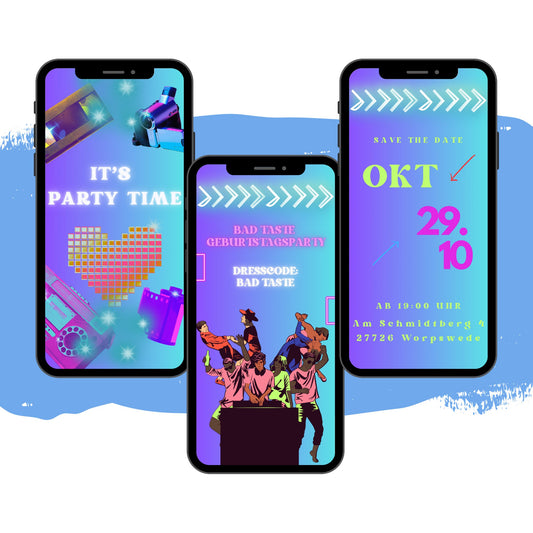 eCARD - Bad Taste Party Einladungskarte - eCARD4you