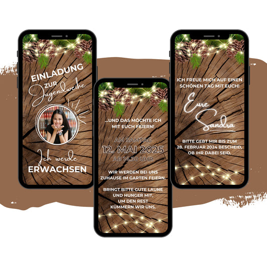 eCARD - Einladung Jugendweihe Konfirmation - eCARD4you