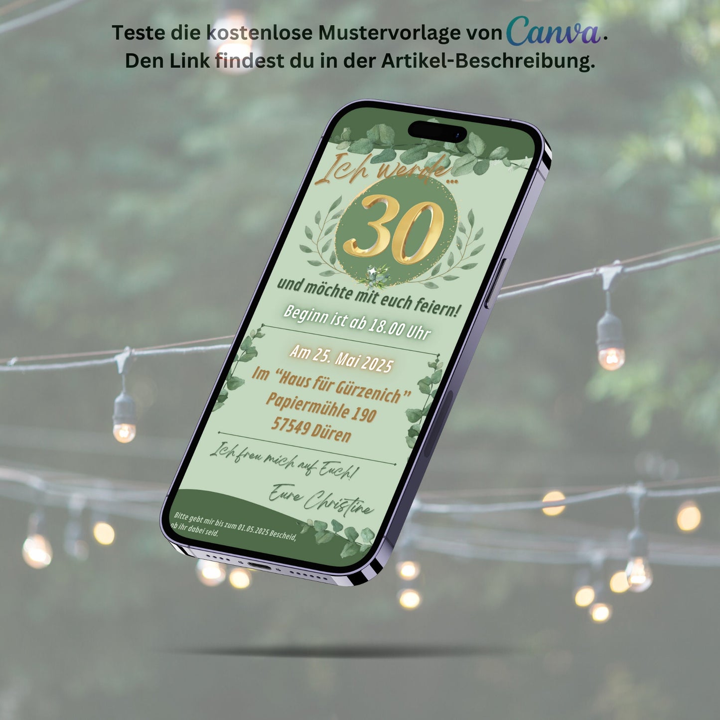 eCARD - Animierte Einladungskarte Geburtstag - eCARD4you