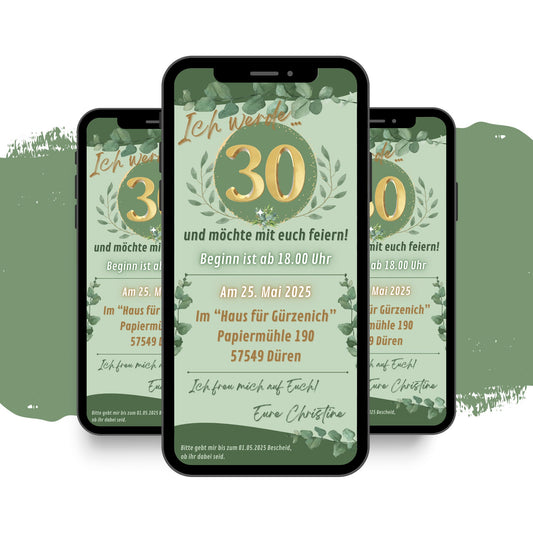 eCARD - Animierte Einladungskarte Geburtstag - eCARD4you