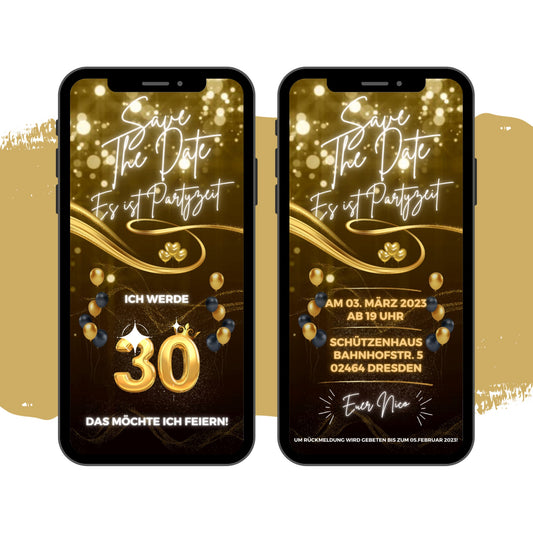 eCARD - Animierte Einladungskarte Geburtstag - eCARD4you