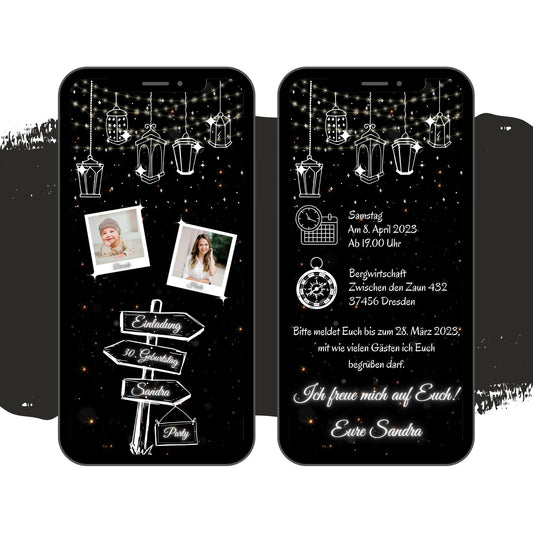 eCARD - Animierte Einladungskarte Geburtstag - eCARD4you