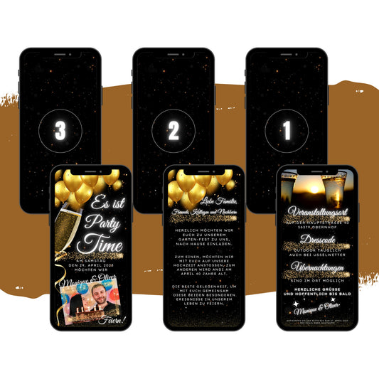 eCARD - Animierte Einladungskarte Geburtstag - eCARD4you