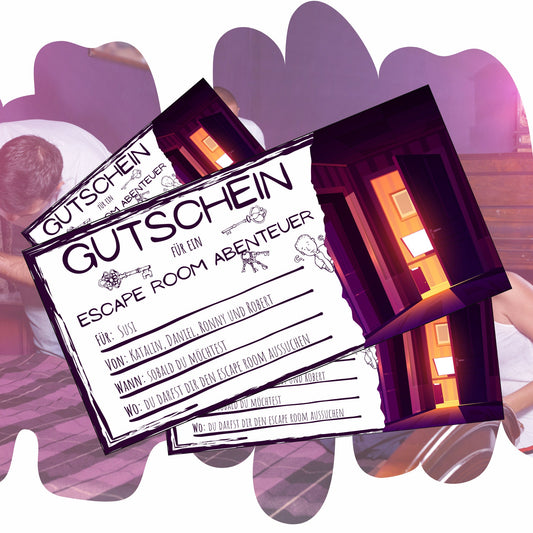 Gutschein - Escape Room Geschenkgutschein - eCARD4you