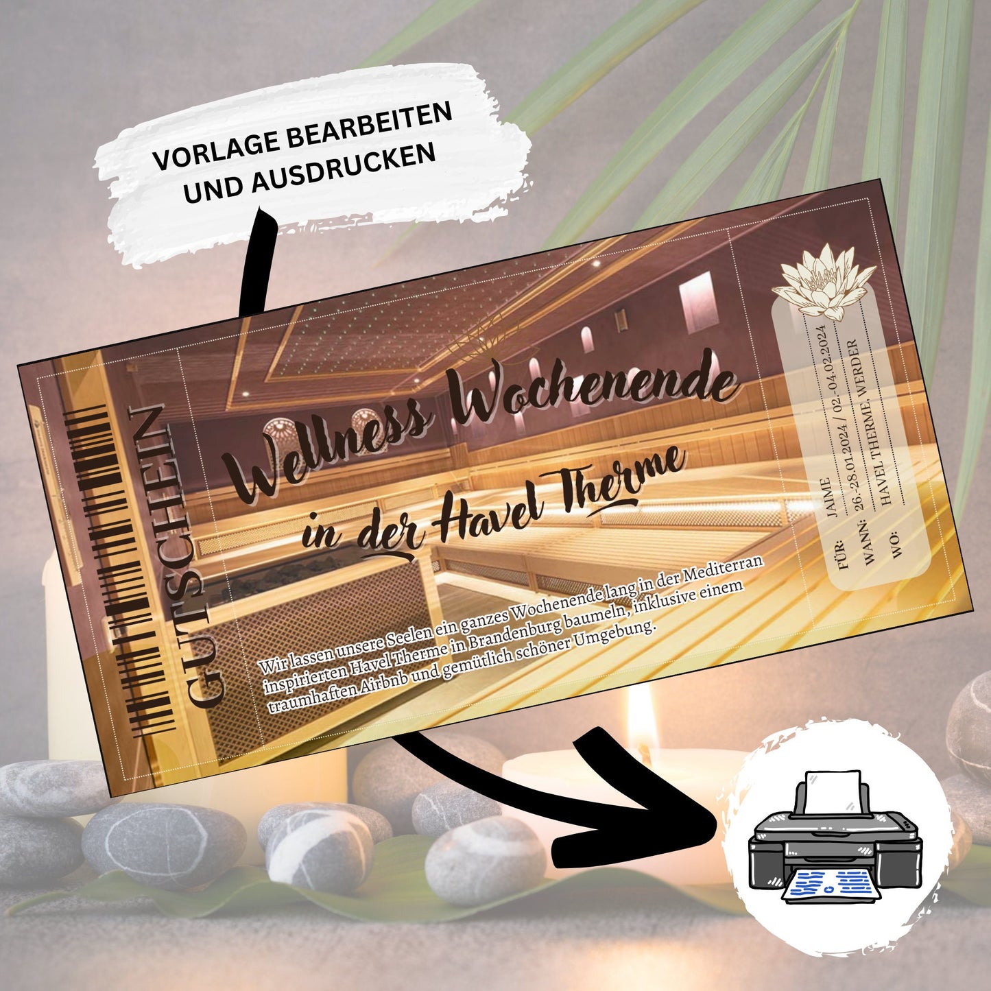 Gutschein - Wellness Spa Wochenende Geschenkgutschein - eCARD4you