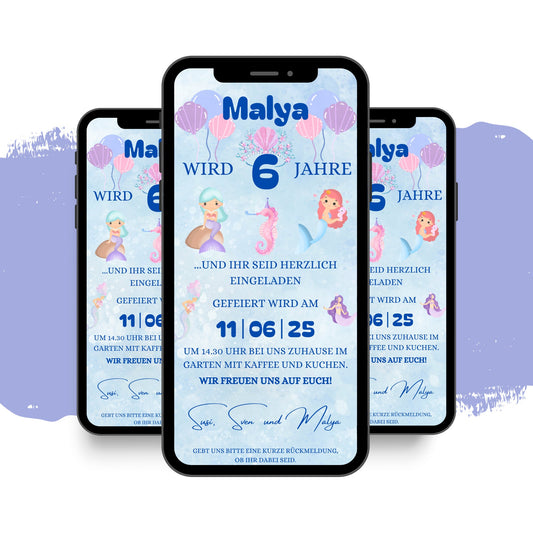 eCARD - Animierte Kindergeburtstags Party Einladungskarte - eCARD4you