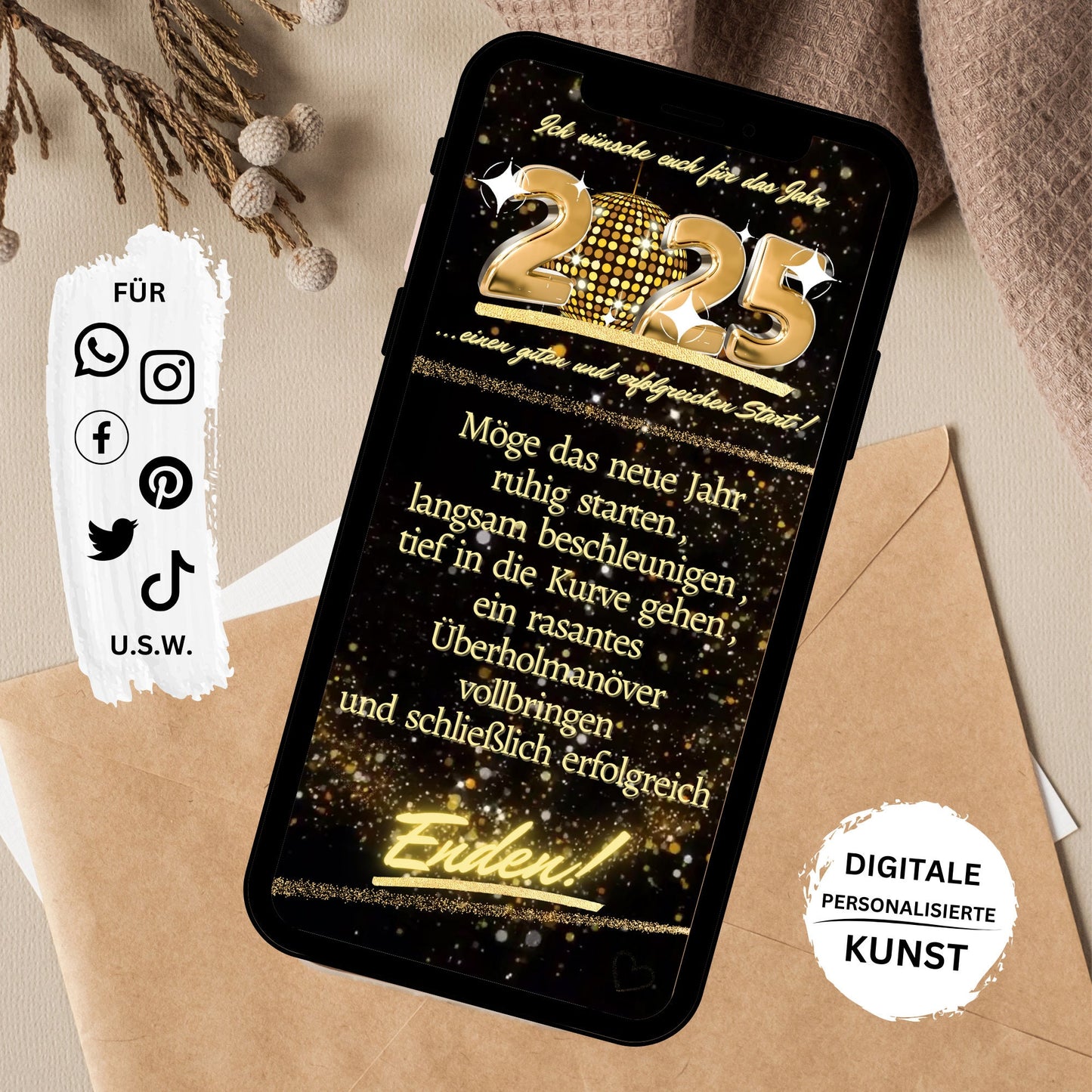 eCARD - Animierte Silvester Glückwünsche