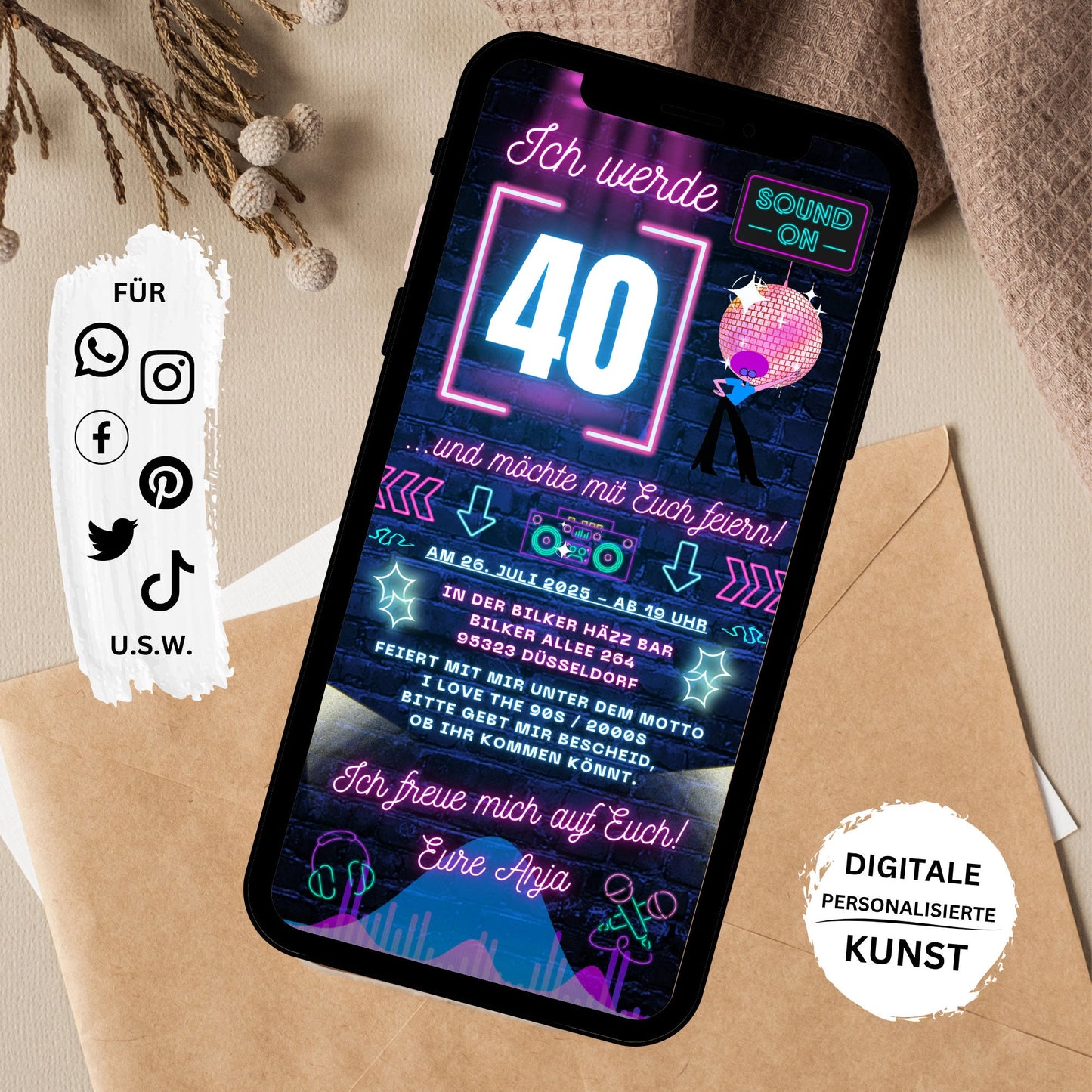 eCARD - Animierte Einladungskarte Geburtstag - eCARD4you