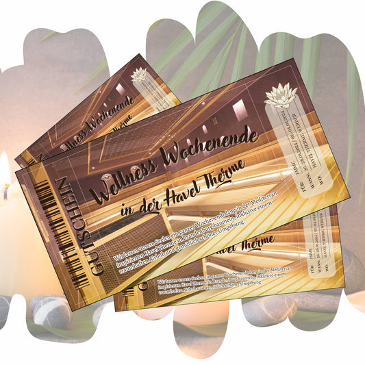 Gutschein - Wellness Spa Wochenende Geschenkgutschein - eCARD4you