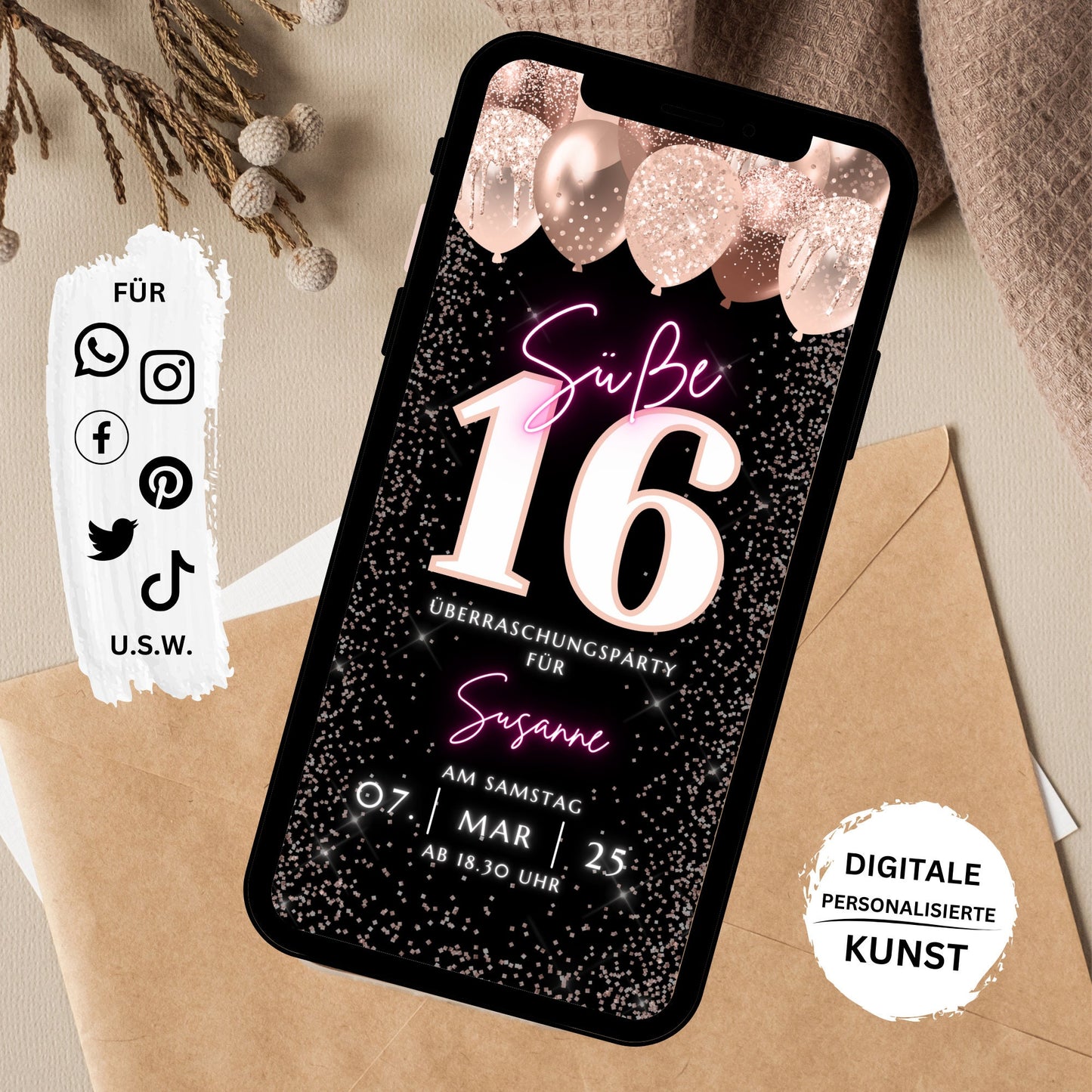 eCARD - Animierte Einladungskarte Geburtstag - eCARD4you