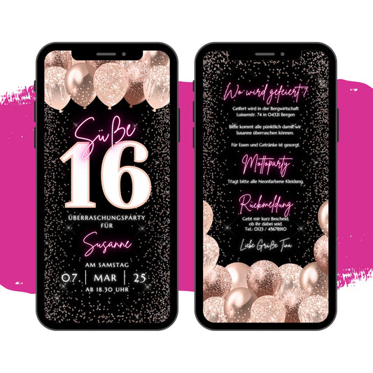 eCARD - Animierte Einladungskarte Geburtstag - eCARD4you