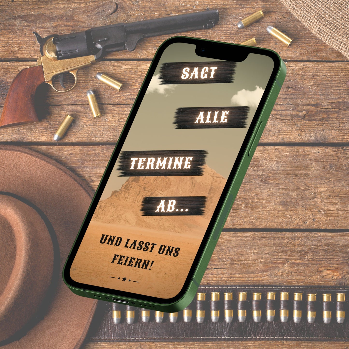eCARD - Cowboy Western Party Einladungskarte - eCARD4you