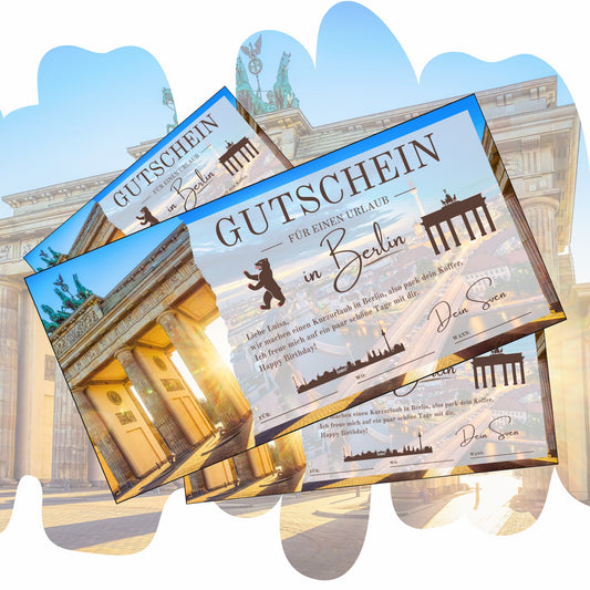 Gutschein - Städtetrip Berlin Reisegutschein - eCARD4you