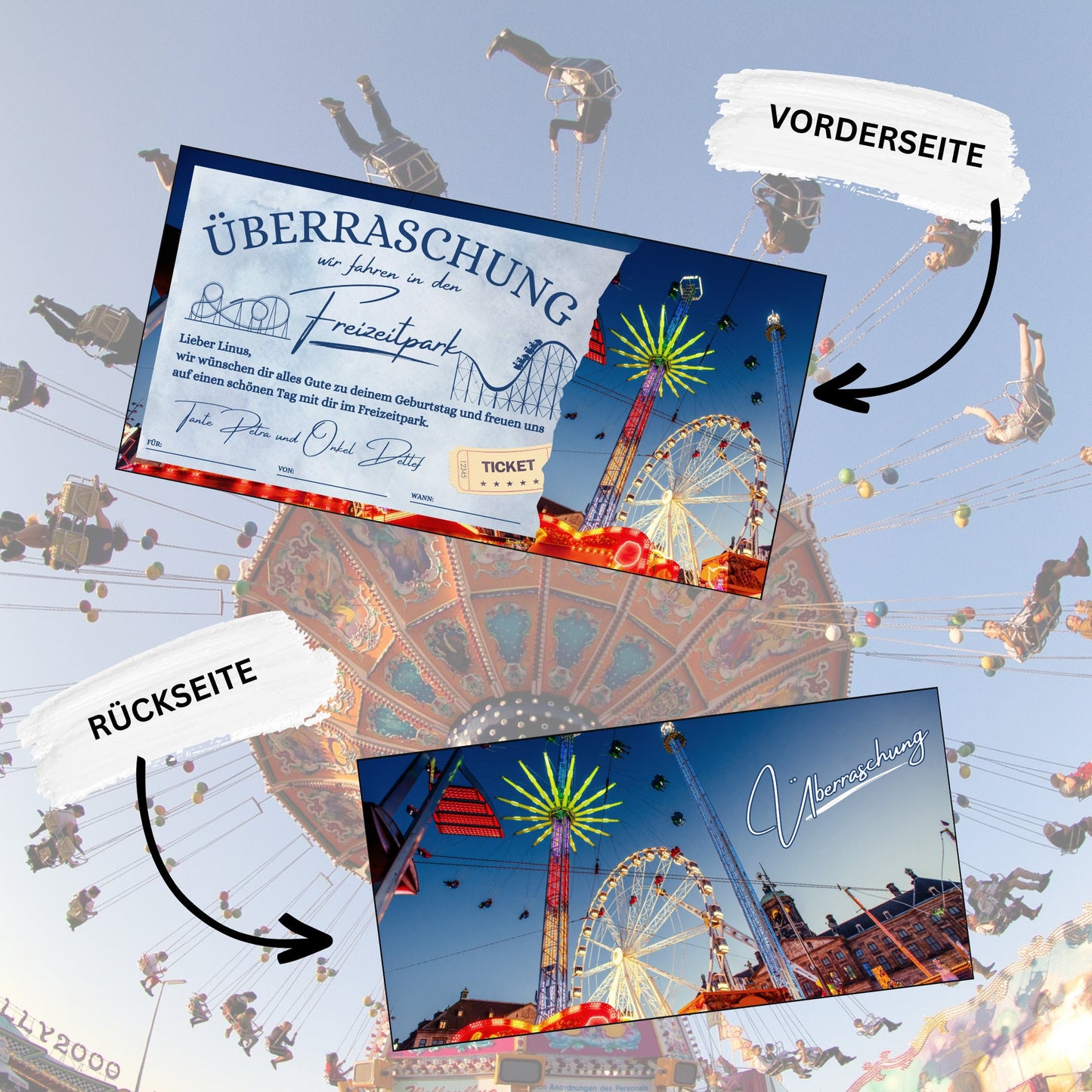 Gutschein - Freizeitpark Besuch Erlebnisgutschein - eCARD4you