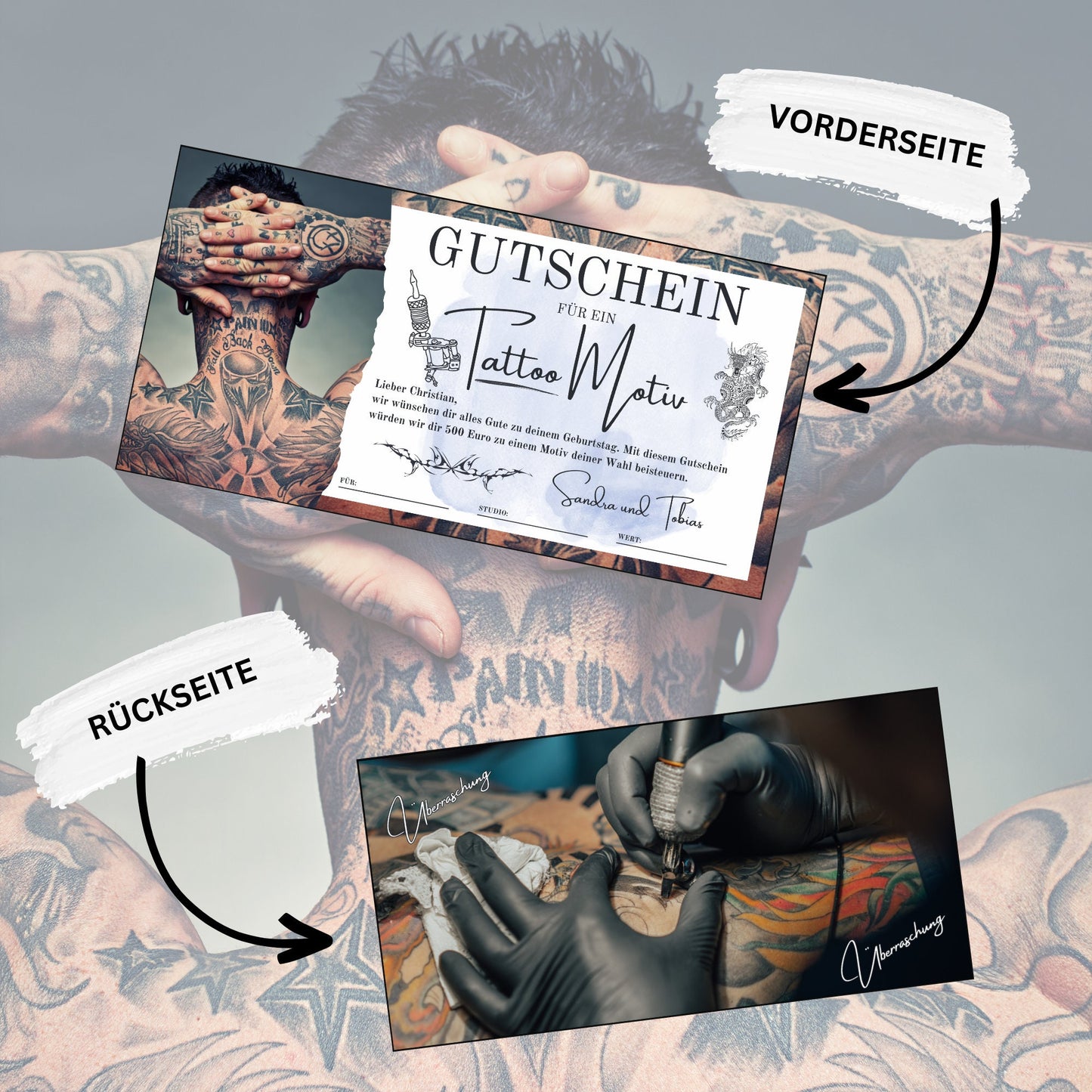 Gutschein - Tattoo Studio Geschenkgutschein - eCARD4you