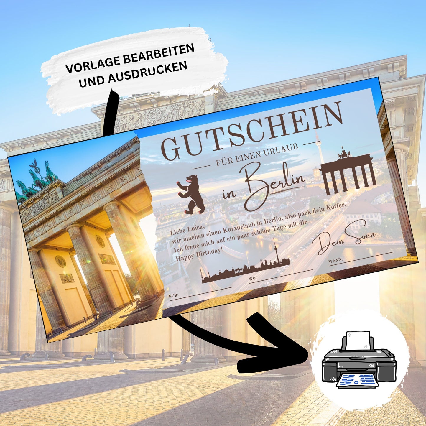 Gutschein - Städtetrip Berlin Reisegutschein - eCARD4you