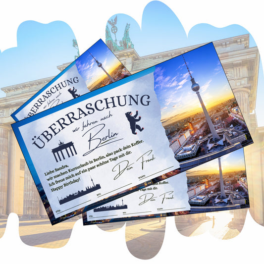 Gutschein - Städtetrip Berlin Reisegutschein - eCARD4you