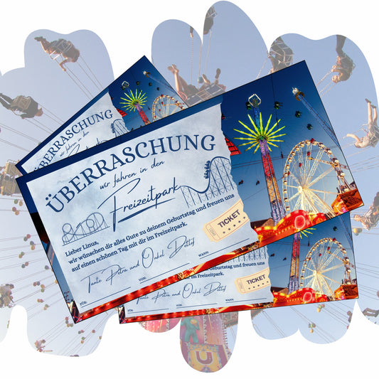 Gutschein - Freizeitpark Besuch Erlebnisgutschein - eCARD4you