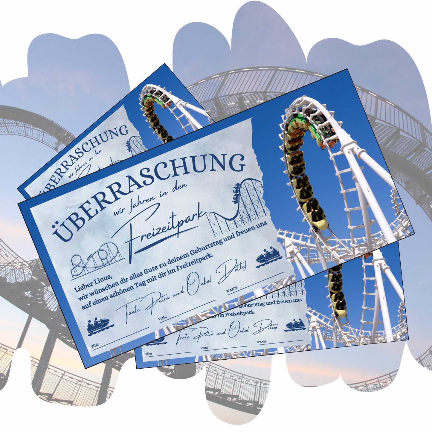 Gutschein - Freizeitpark Besuch Erlebnisgutschein - eCARD4you
