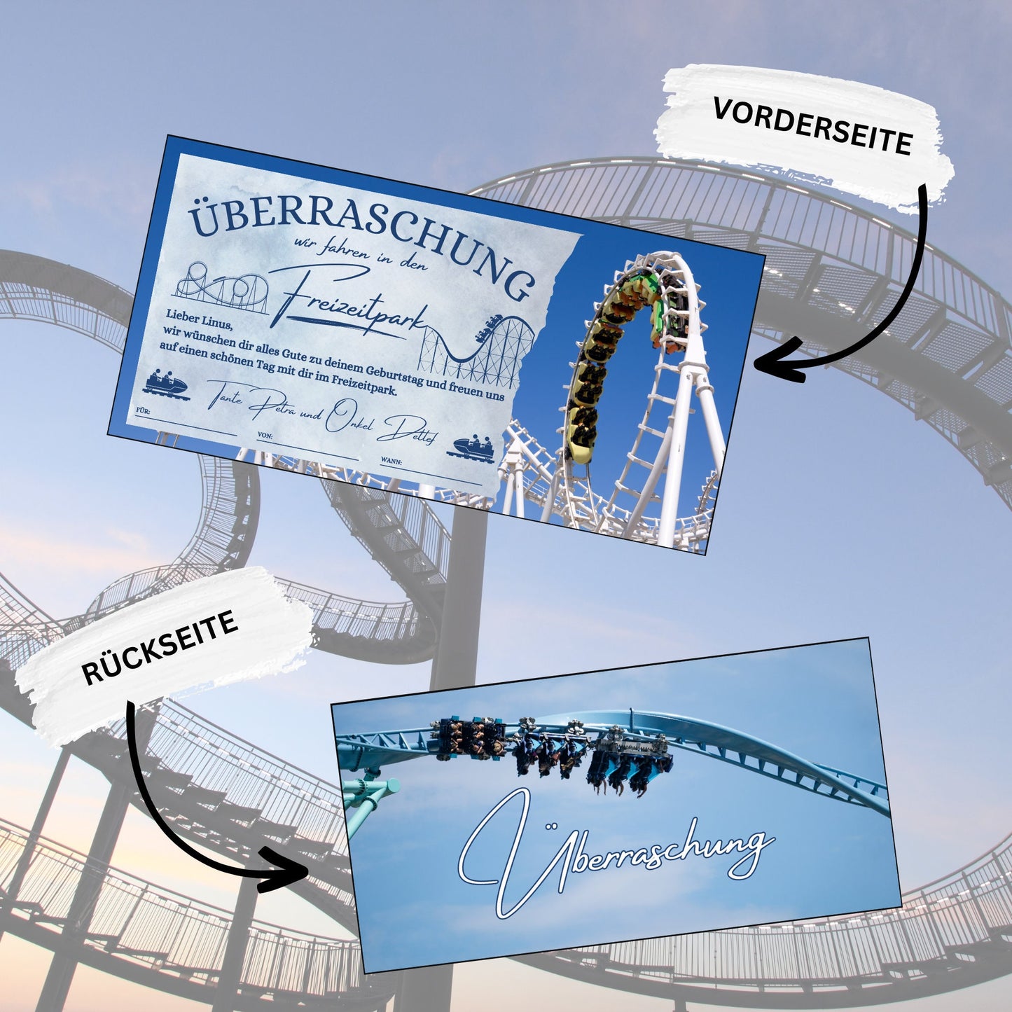 Gutschein - Freizeitpark Besuch Erlebnisgutschein - eCARD4you