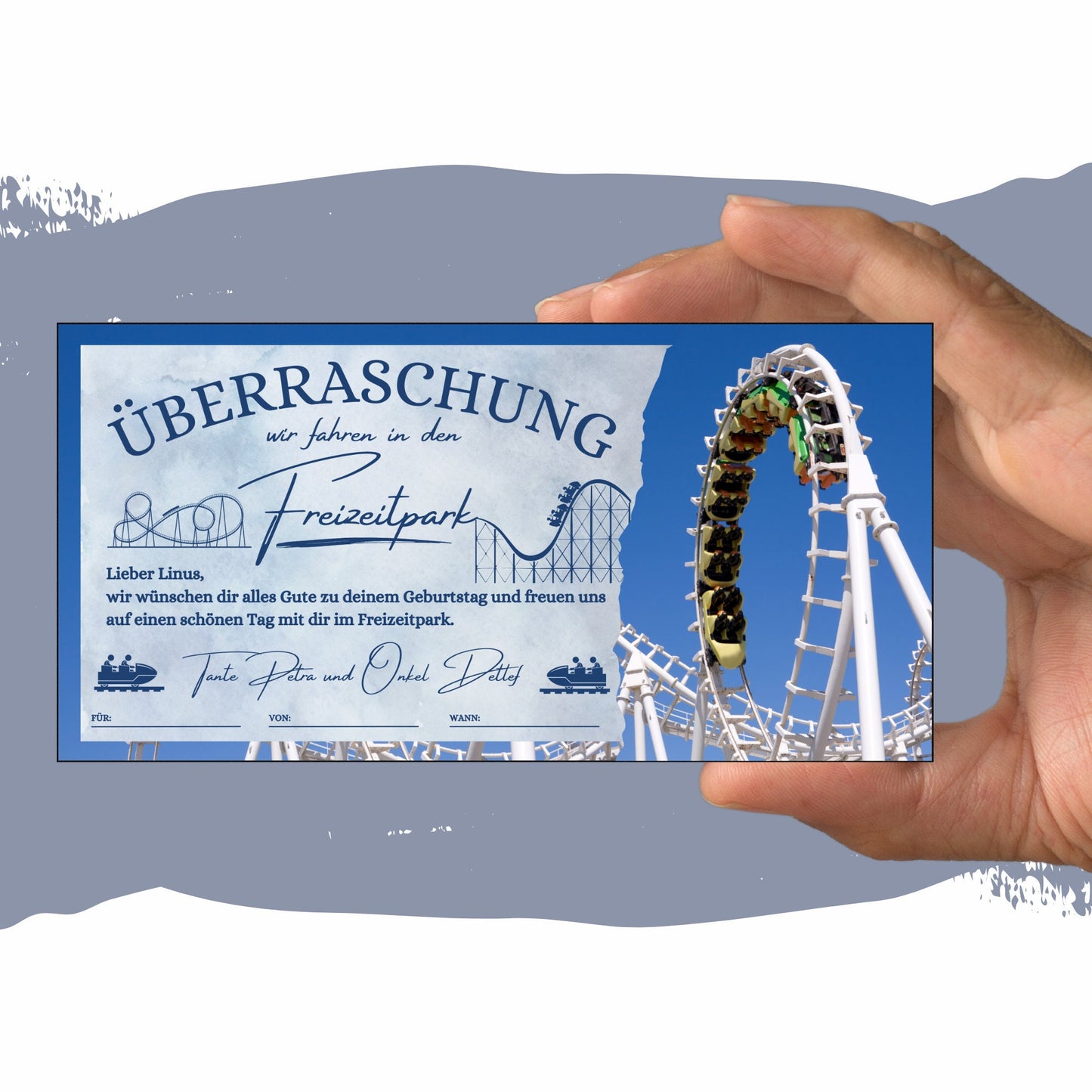 Gutschein - Freizeitpark Besuch Erlebnisgutschein - eCARD4you
