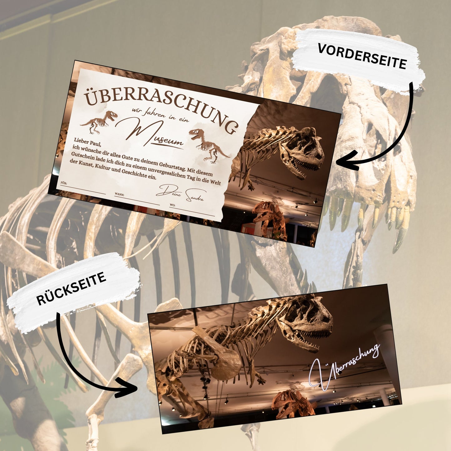 Gutschein - Museumbesuch Saurier Dino-Museum - eCARD4you