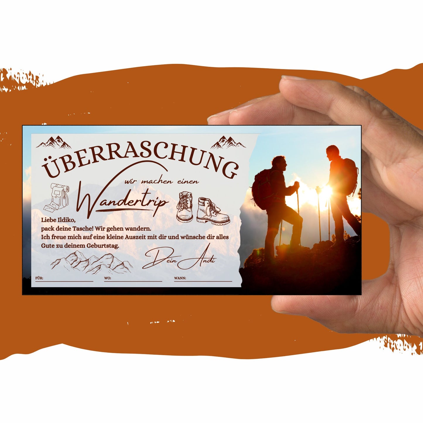 Gutschein - Wanderung Wandertrip Wandergutschein - eCARD4you