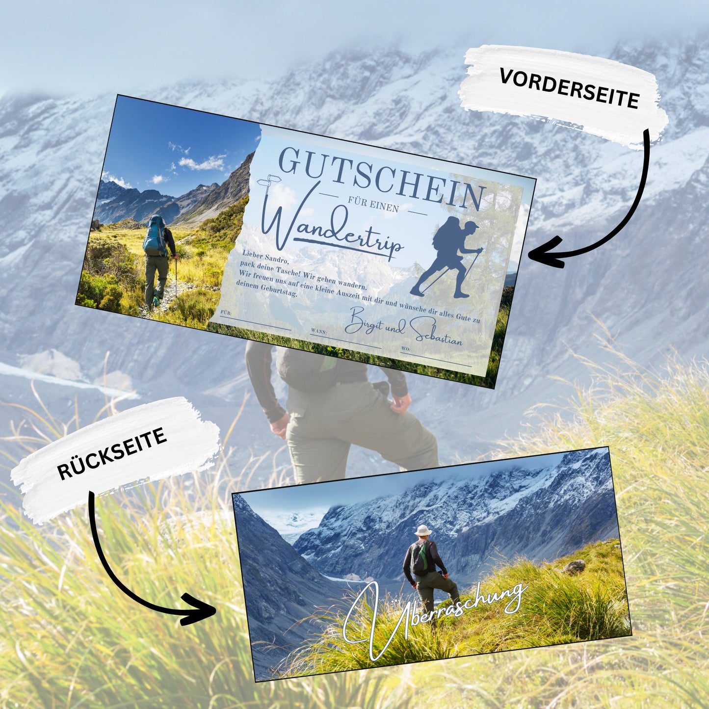Gutschein - Wanderung Wandertrip Wandergutschein - eCARD4you