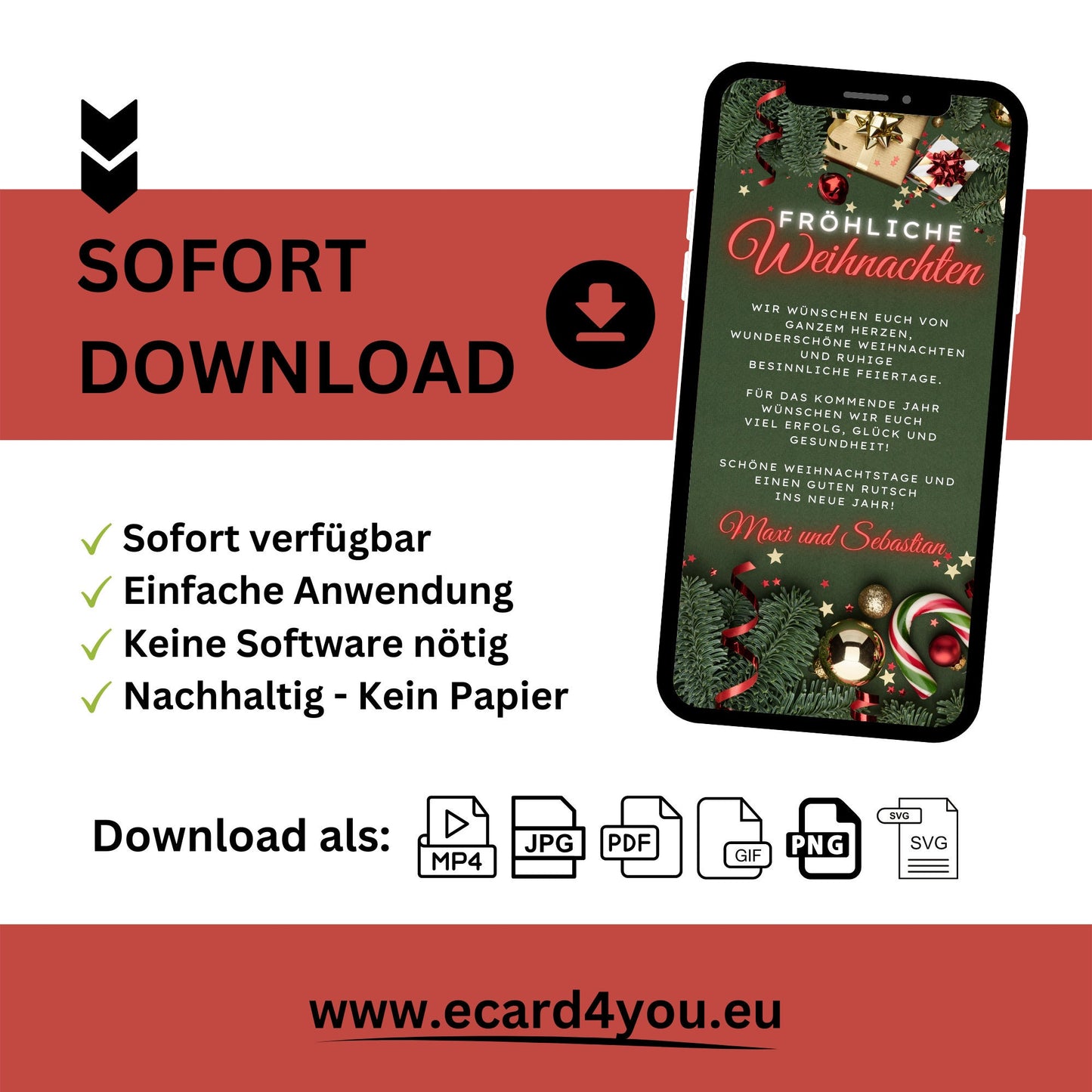 eCARD - Animierte Glückwünsche und Weihnachtgrüße - eCARD4you