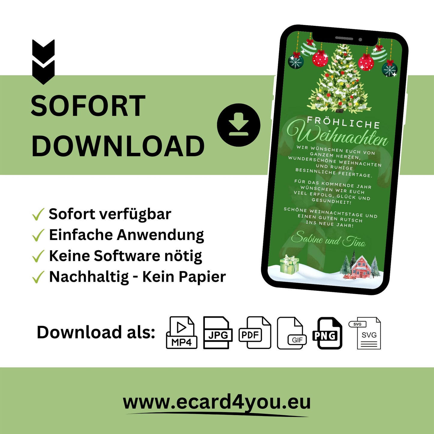 eCARD - Animierte Glückwünsche und Weihnachtgrüße - eCARD4you